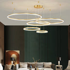 Pendant Light Circular LED Dimmable Adjustable Height