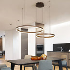 Pendant Light Circular LED Dimmable Adjustable Height