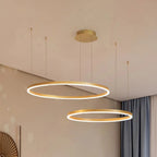 Pendant Light Circular LED Dimmable Adjustable Height