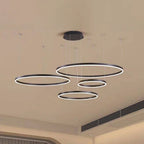 Pendant Light Circular LED Dimmable Adjustable Height