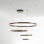 Pendant Light Circular LED Dimmable Adjustable Height
