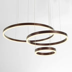 Pendant Light Circular LED Dimmable Adjustable Height