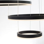 Pendant Light Circular LED Dimmable Adjustable Height