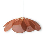 Pendant Light Flower-Shaped Fabric Shade Adjustable Cable