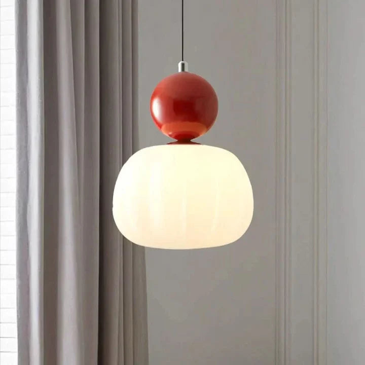 Pendant Light Frosted Opal Glass E27 Socket