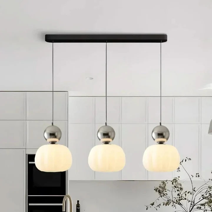 Pendant Light Frosted Opal Glass E27 Socket