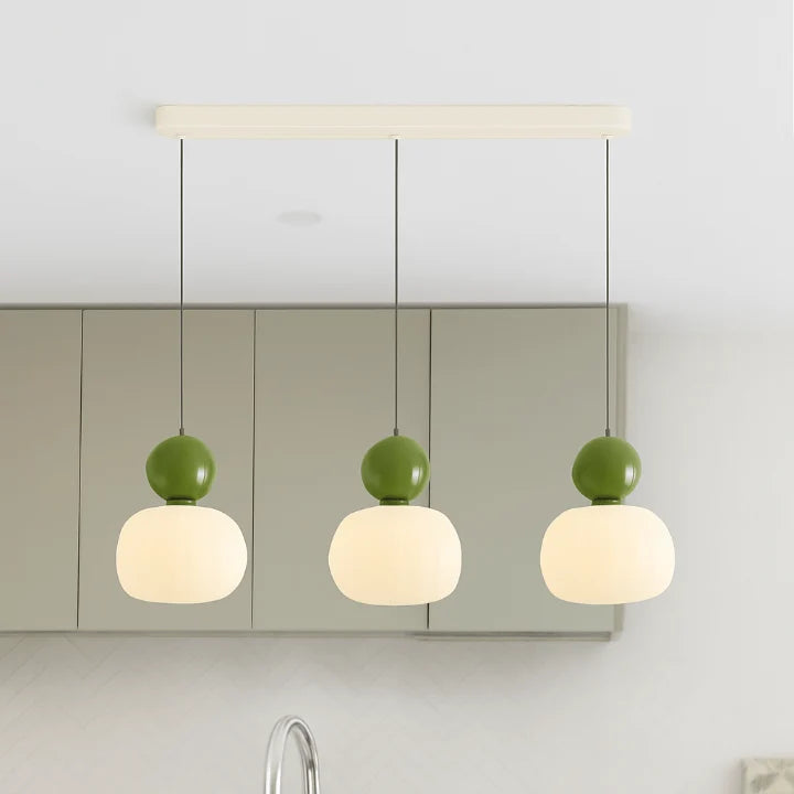 Pendant Light Frosted Opal Glass E27 Socket
