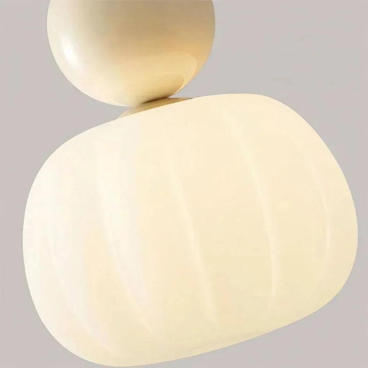 Pendant Light Frosted Opal Glass E27 Socket