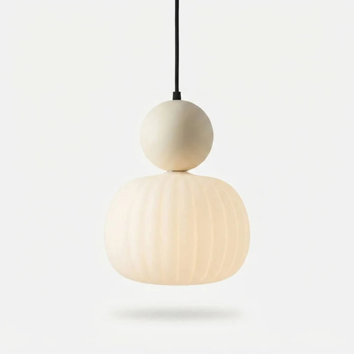 Pendant Light Frosted Opal Glass E27 Socket