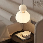 Pendant Light Frosted Opal Glass E27 Socket