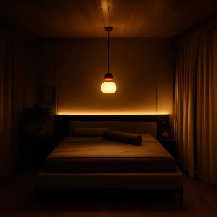 Pendant Light Frosted Opal Glass E27 Socket