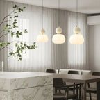 Pendant Light Frosted Opal Glass E27 Socket
