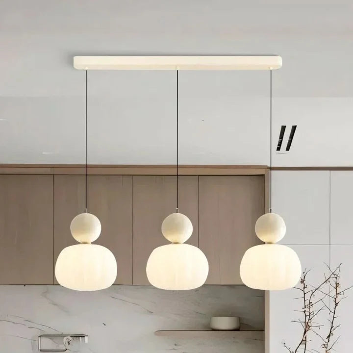 Pendant Light Frosted Opal Glass E27 Socket