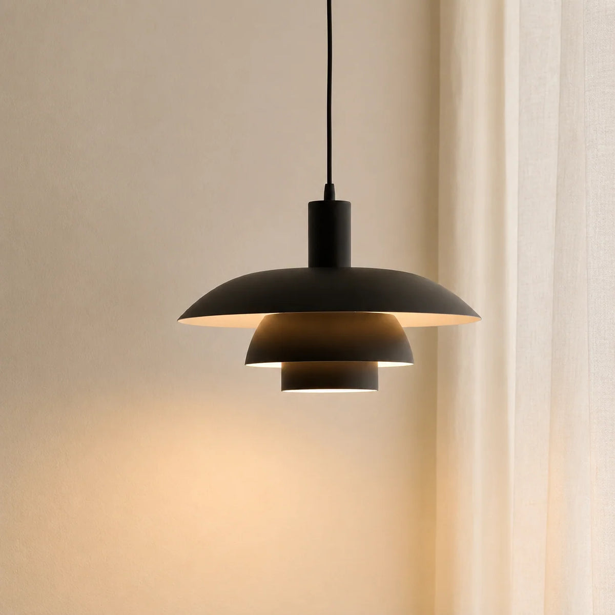 Pendant Light Metal Dimmable Integrated LED Danish Style