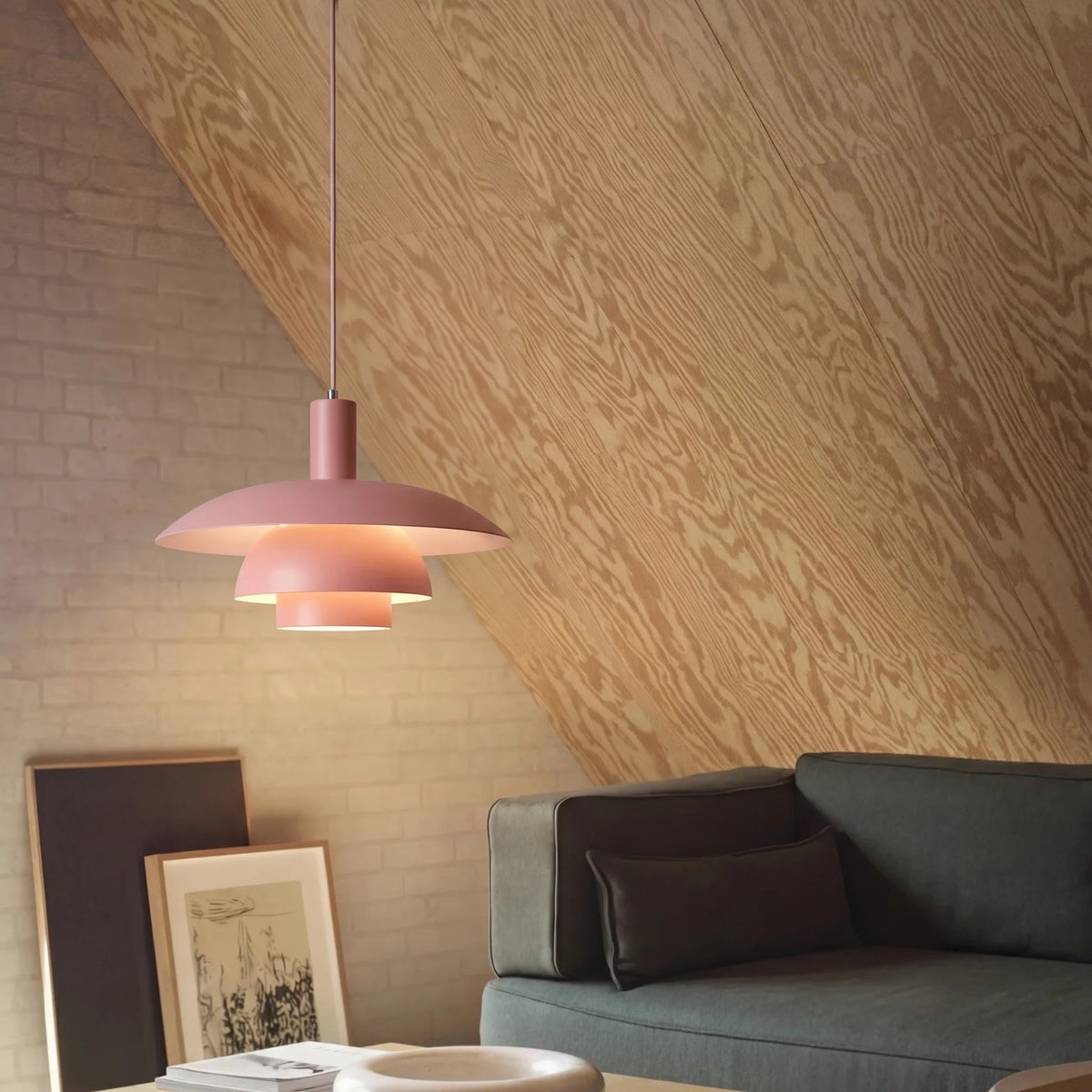 Pendant Light Metal Dimmable Integrated LED Danish Style