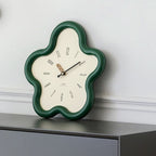 Pendulum Wall Clock 3D Flower Silent Movement