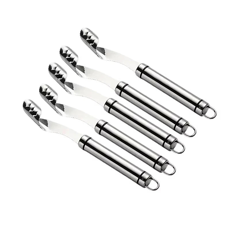 Pepper Corer Stainless Steel Serrated Double-Sided Head