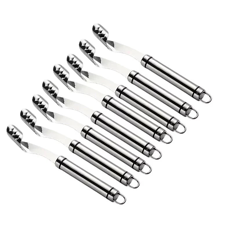 Pepper Corer Stainless Steel Serrated Double-Sided Head
