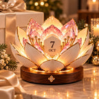 Perpetual Calendar Automatic Blooming Floral Display