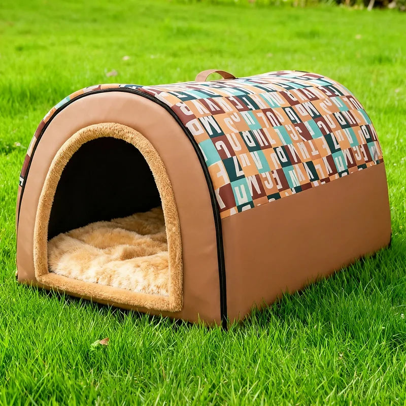 Pet Bed Waterproof Arched Roof Indoor Outdoor