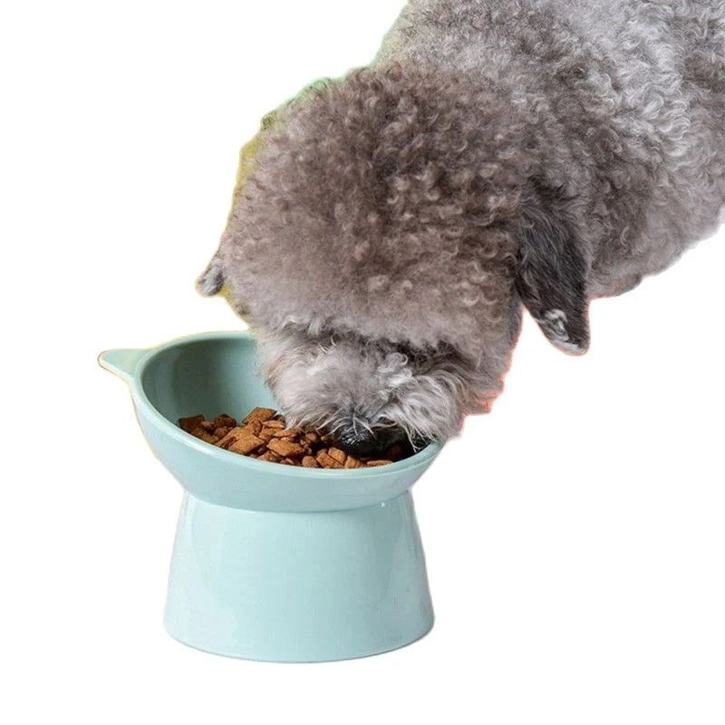 Pet Bowl 45-Degree Tilted Elevated Easy-Clean Surface