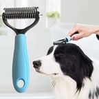 Pet Brush Double-Sided Detangling & Dematting Rounded Tips