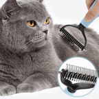 Pet Brush Double-Sided Detangling & Dematting Rounded Tips