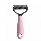 Pet Brush Double-Sided Detangling & Dematting Rounded Tips