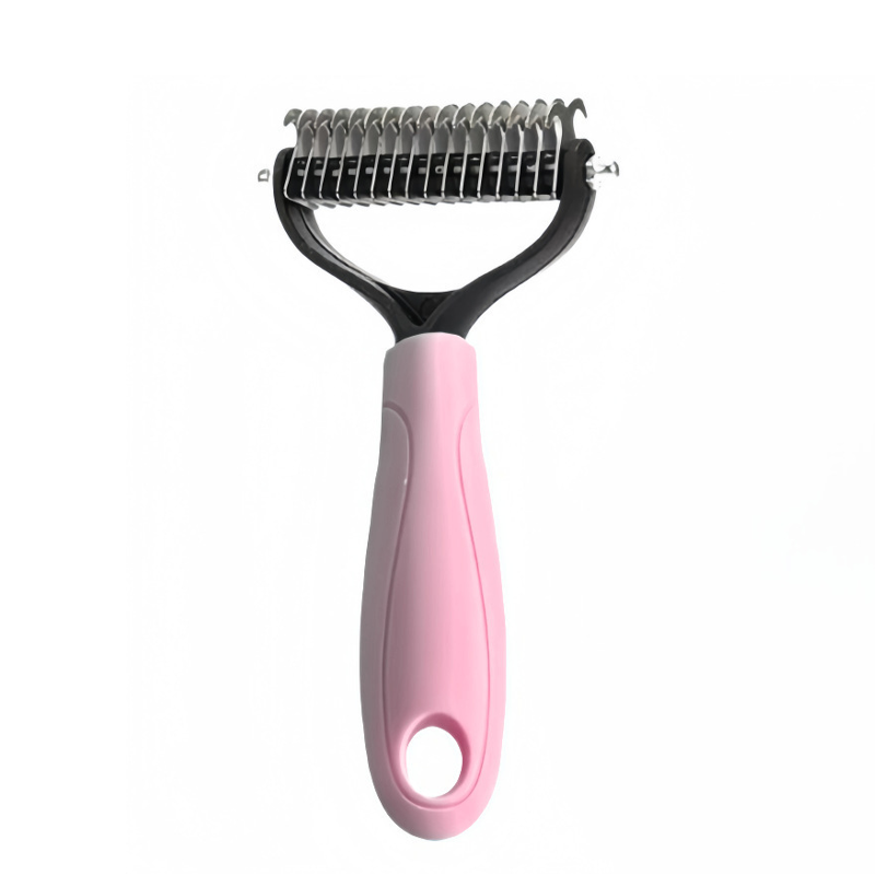 Pet Brush Double-Sided Detangling & Dematting Rounded Tips