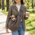Pet Carrier Adjustable Shoulder Strap Hands-Free Up to 33.1 Lb