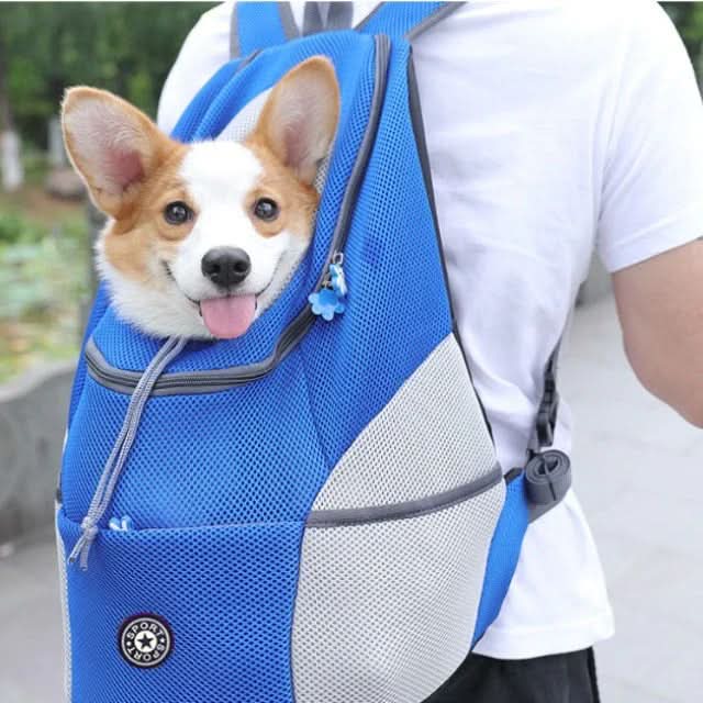 Pet Carrier Backpack Breathable Mesh Adjustable Straps Soft Lining