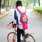 Pet Carrier Backpack Breathable Mesh Adjustable Straps Soft Lining