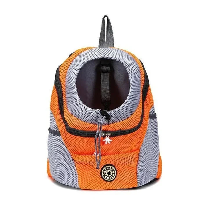 Pet Carrier Backpack Breathable Mesh Adjustable Straps Soft Lining