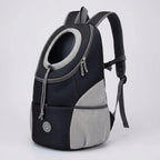 Pet Carrier Backpack Breathable Mesh Adjustable Straps Soft Lining
