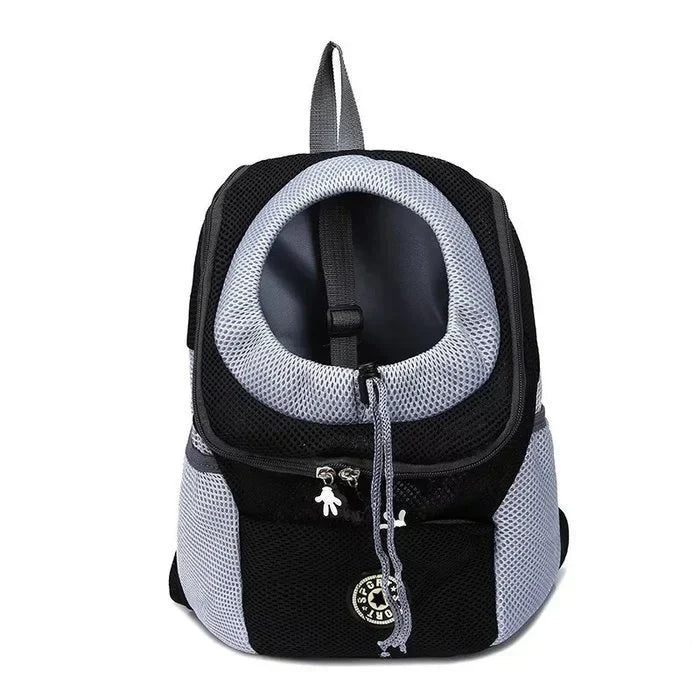 Pet Carrier Backpack Breathable Mesh Adjustable Straps Soft Lining