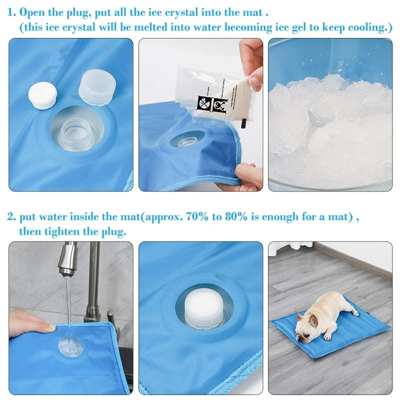 Pet Cooling Mat Self-Cooling Breathable Without Electricity