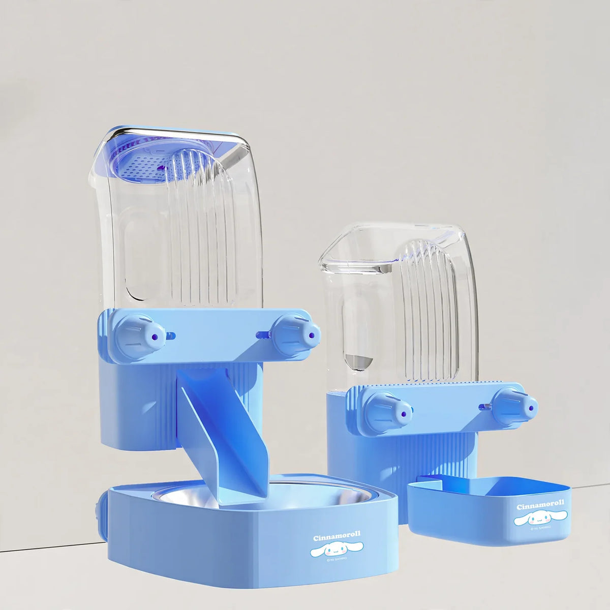 Pet Feeder & Water Bowl Cage-Mounted Space-Saving