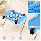 Pet Grooming Table Foldable Stainless Steel Mesh 55 Lb