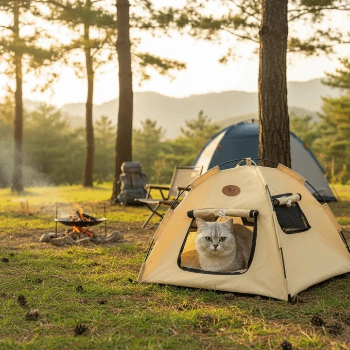Pet Tent Noise-Reducing Foldable Quick Setup