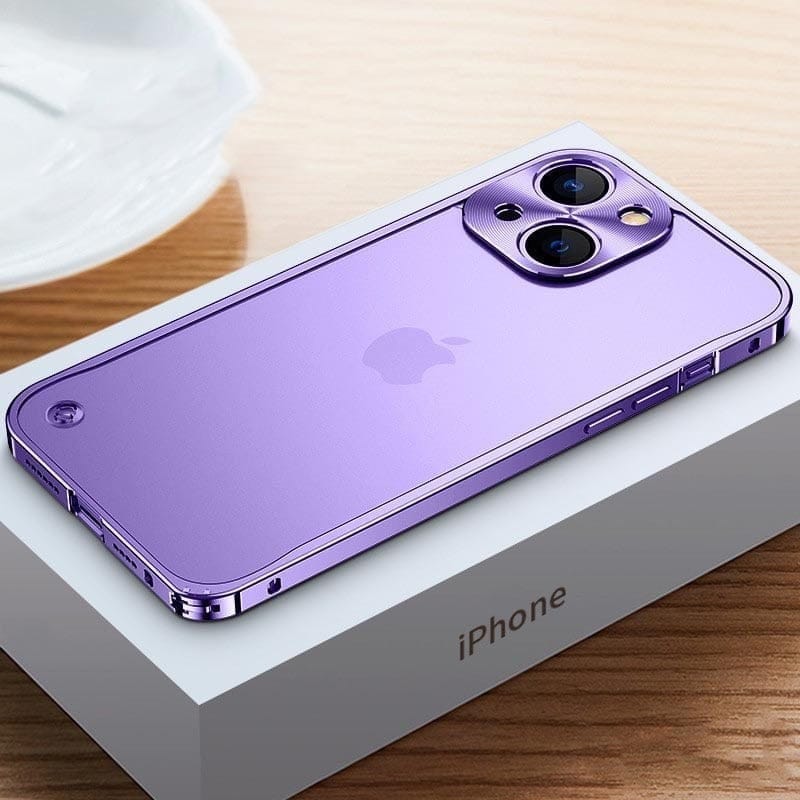 Phone Case CNC-Machined Aluminum Shock-Resistant Protection