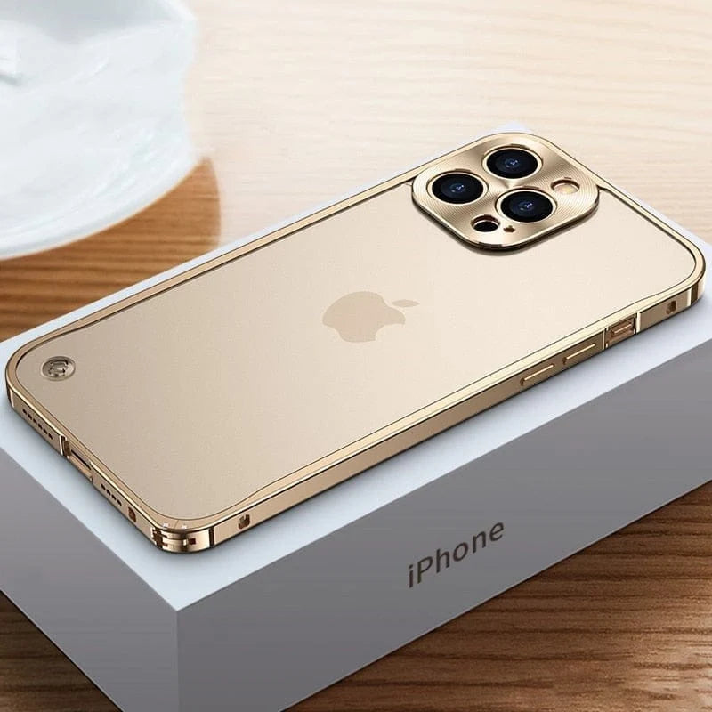 Phone Case CNC-Machined Aluminum Shock-Resistant Protection