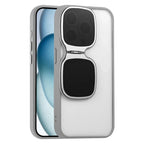 Phone Case Clear Acrylic Retractable Stand Raised Camera Protection