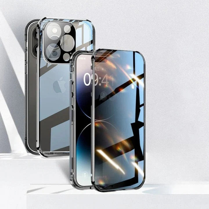 Phone Case Full-Cover Privacy Screen Magnetic Closure