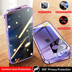 Phone Case Full-Cover Privacy Screen Magnetic Closure