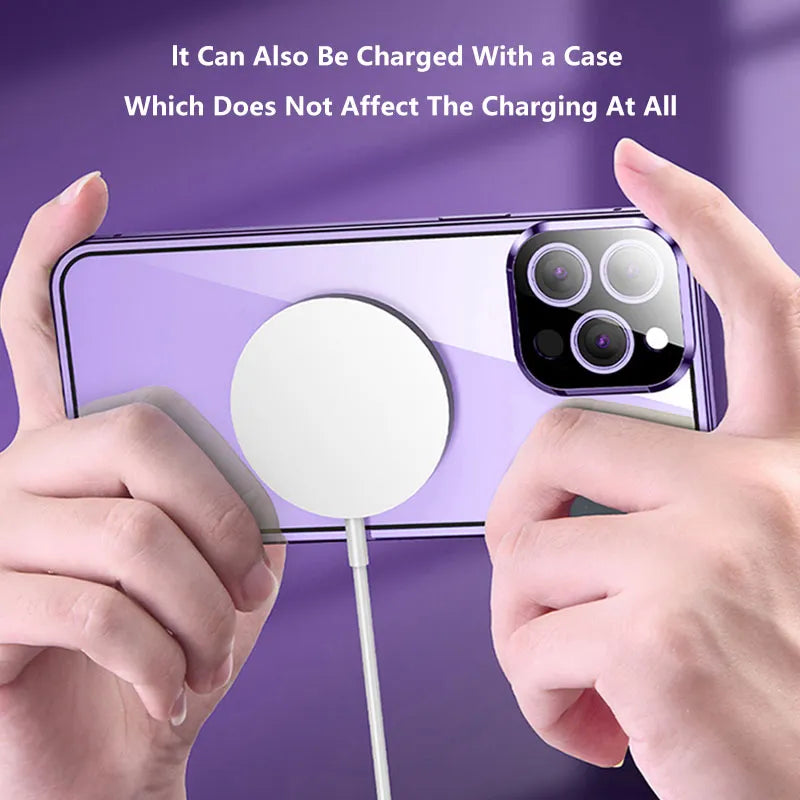 Phone Case Full-Cover Privacy Screen Magnetic Closure