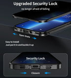 Phone Case Full-Cover Privacy Screen Magnetic Closure