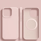Phone Case Impact-Resistant Silicone Magnetic Charging Compatible