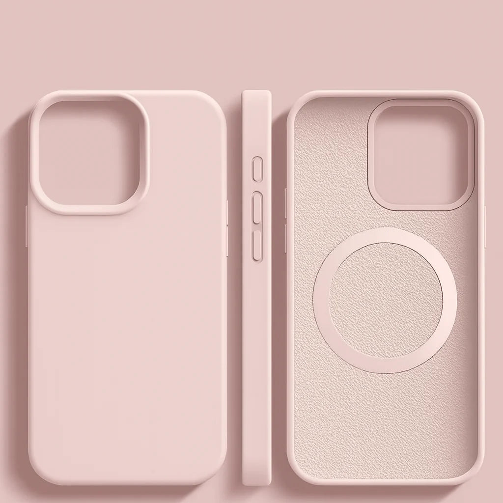 Phone Case Impact-Resistant Silicone Magnetic Charging Compatible