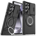 Phone Case Shock-Absorbing Sliding Camera Cover Magnetic Wireless Charging