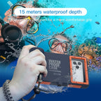 Phone Case Waterproof to 50 Ft Shock-Resistant Dust-Proof
